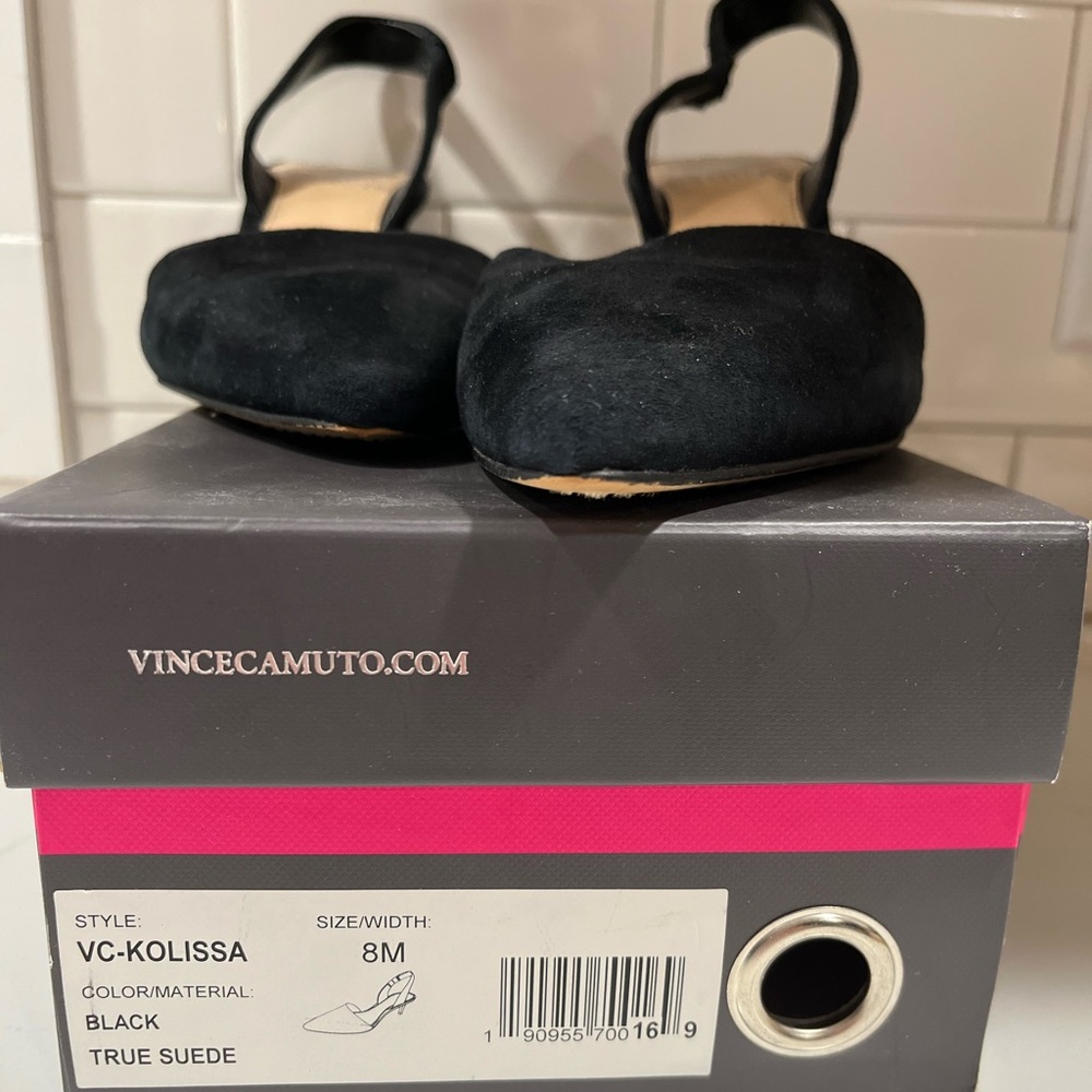 Vince Camuto sling back heels.